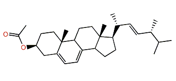 (E)-Ergosta-5,7,22-trien-3-yl acetate